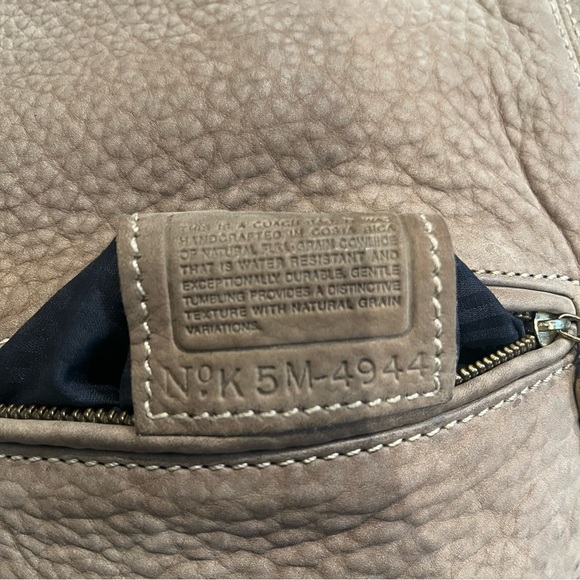 Vintage COACH Sonoma Flat Pack Nubuc #4944 Luxury Designer Sling Backpack RARE - Picture 16 of 16